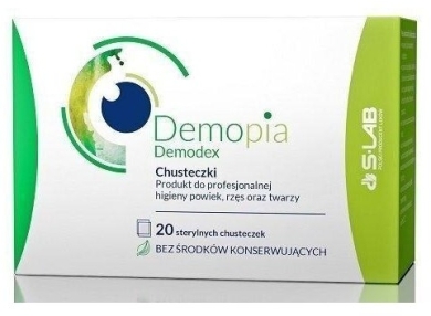 DEMOPIA DEMODEX Chusteczki sterylne 20 sztuk