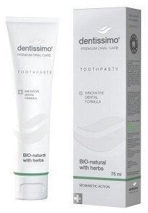 DENTISSIMO SWISS BIODENT Pasta Bio-Natural 75 ml