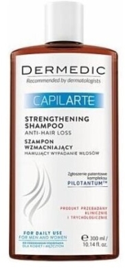 DERMEDIC CAPILARTE Szampon wzmacniający hamujący wypadanie włosów 300 ml