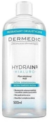 DERMEDIC HYDRAIN 3 HIALURO Płyn micelarny 500 ml