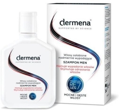 DERMENA MEN Szampon hamujący wypadanie włosów 200 ml