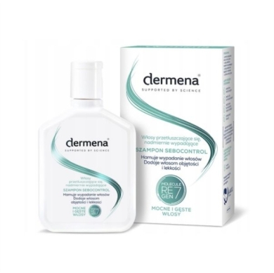 DERMENA Szampon Sebocontrol włosy przetłuszczające się 200 ml