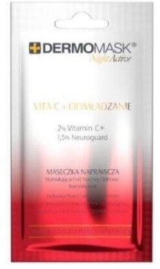 DERMOMASK Night Active Vita C+ odmładzanie maska 12ml