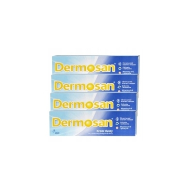 DERMOSAN Krem tłusty 40 g Wielopak x4