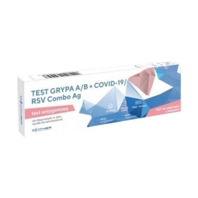 DIATHER Test Grypa A/B + COVID-19/RSV Combo Ag 1 sztuka