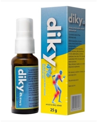 DIKY 4% płyn aerozol na skórę 30 ml