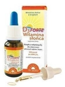 DR JACOBS Witamina D3 Forte 2000 j.m. 20 ml