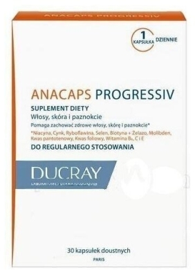 DUCRAY Anacaps Progressiv 30 kapsułek