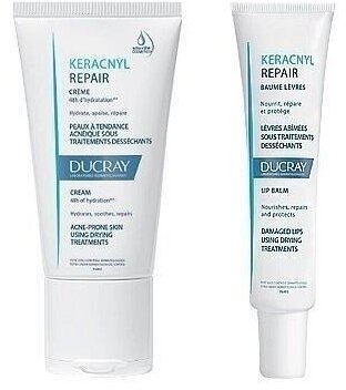 DUCRAY KERACNYL REPAIR Zestaw: Krem 50 ml + Balsam 15 ml