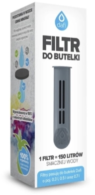 Dafi filtr do butelki stalowy 1 sztuka