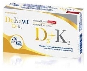 DeKavit D3+K2 30 kapsułek