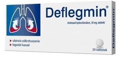 Deflegmin 0,03 g 20 tabletek