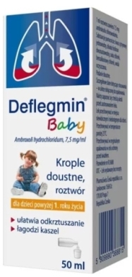 Deflegmin Baby krople doustne 7,5 mg/ml 50 ml