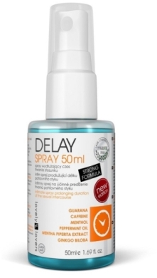 Delay Spray Mocny Spray Wydłużający Czas Trwania Stosunku 50ml