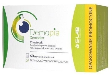 Demopia Demodex chusteczki sterylne 60 sztuk