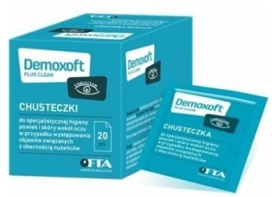 Demoxoft Plus Clean chusteczki 20 saszetek