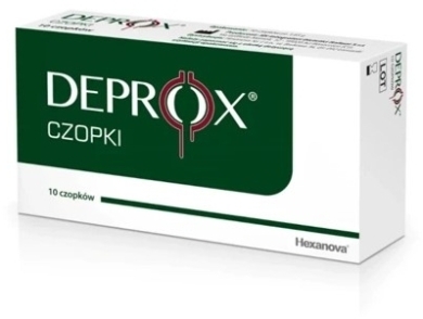 Deprox czopki na zapalenie prostaty 10 sztuk