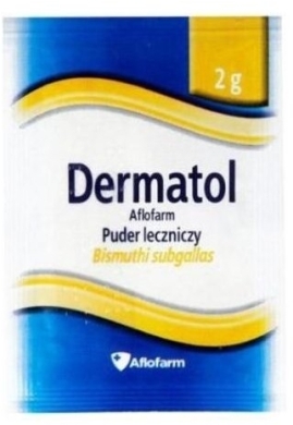 Dermatol puder leczniczy Aflofarm 2 g