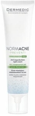 Dermedic Normacne Preventi Krem Niwelujący Niedoskonałości Na Noc 40 ml