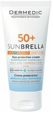 Dermedic Sunbrella SPF50+ krem do skóry tłustej i mieszanej 50 g