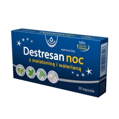 Destresan noc melatonina/waleriana 30 kapsułek