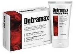 Detramax 60 tabletek + żel 75 ml