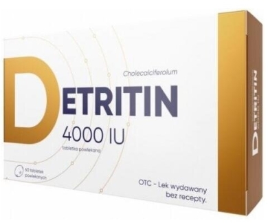 Detritin 4000 I. U. 60 tabletek