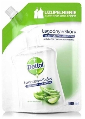 Dettol Mydło Antybakteryjne w Płynie Aloes 500 ml Zapas