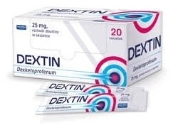Dextin roztwór doustny 25mg 20 saszetek po 10 ml