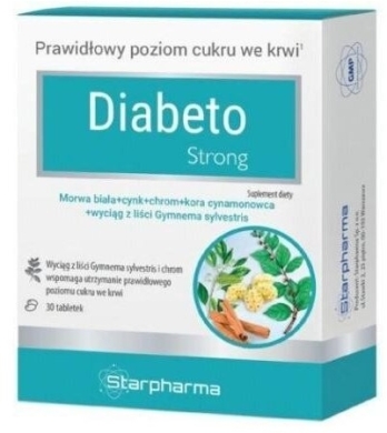 DiabetoStrong Starpharma 30 tabletek
