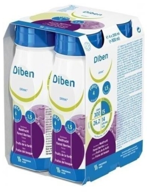 Diben DRINK owoce leśne 4 x 200 ml