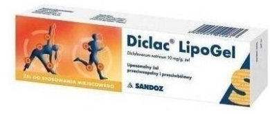 Diclac Lipogel 10 mg/g żel 100 g