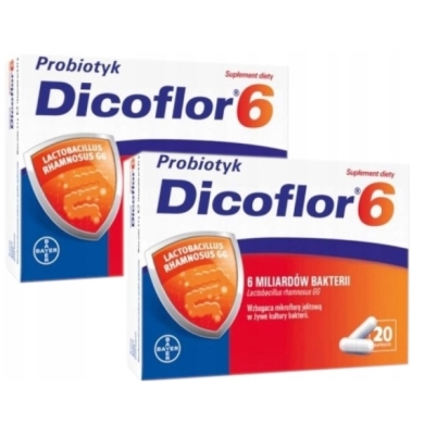 Dicoflor 6 20 kapsułek Wielopak x2