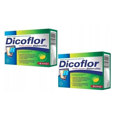 Dicoflor Elektrolity 12 saszetek Wielopak x2
