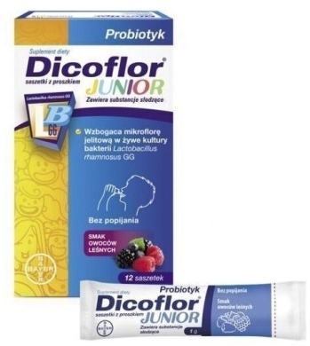 Dicoflor Junior proszek 12 saszetek