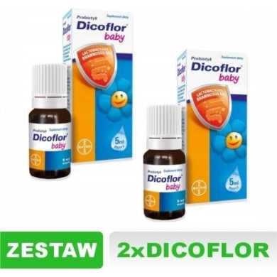 Dicoflor baby krople 5 ml Zestaw: 2x5 ml