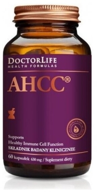 Doctor Life AHCC ekstrakt z grzybni Shiitake 630 mg 60 kapsułek