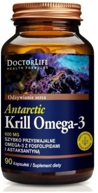 Doctor Life Antarctic Krill Oil 600 mg 90 kapsułek