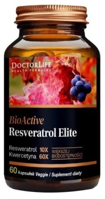 Doctor Life BioActive Resveratrol Elite 60 kapsułek