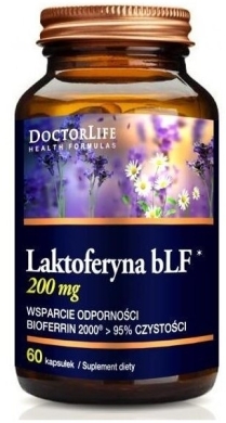 Doctor Life Laktoferyna bLF 200 mg 60 kapsułek