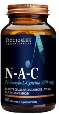 Doctor Life NAC 250 mg 60 kapsułek