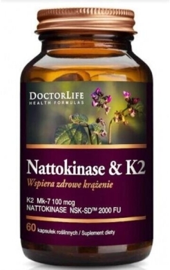 Doctor Life Nattokinase & K2 60 kapsułek