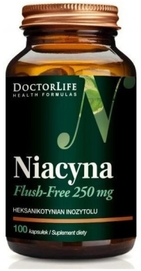 Doctor Life Niacyna Flush-Free 250 mg 100 kapsułek
