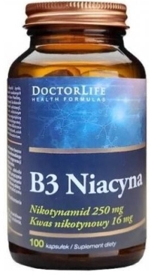 Doctor Life Niacyna + Kwas nikotynowy 100 kapsułek