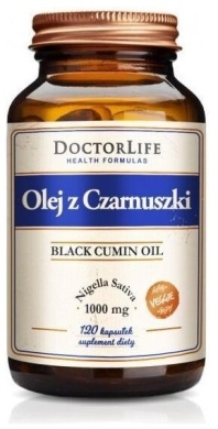 Doctor Life Olej z czarnuszki 120 kapsułek