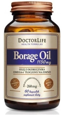 Doctor Life Olej z ogórecznika 60 kapsułek