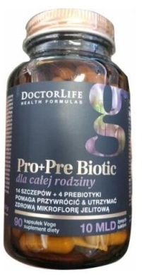 Doctor Life Pro + Pre Biotic dla całej rodziny 90 kapsułek