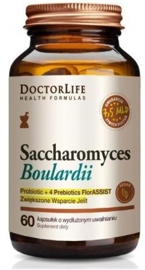Doctor Life Saccharomyces boulardii 7,5mld 60 kapsułek