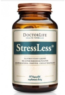Doctor Life StressLess Ashwaganda Inozytol 60 kapsułek