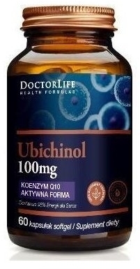 Doctor Life Ubichinol 100mg aktywny Co-Q 10 60 kapsułek